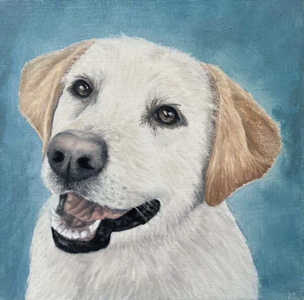 Dog - a painting by Monika Luka