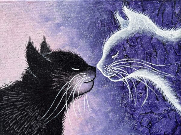 Cats - a painting by Oksana Bulavina