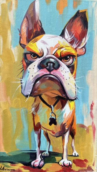 Dog - a painting by Olga Litvinova