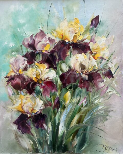 Flowers - a painting by Danuta Mazurkiewicz