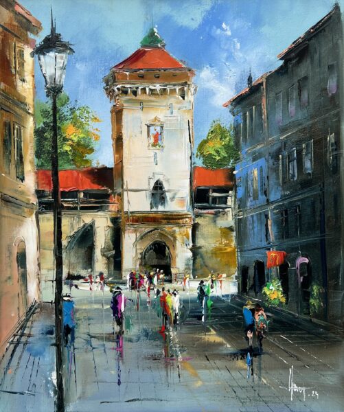 Florian’s Gate - a painting by Alfred Anioł