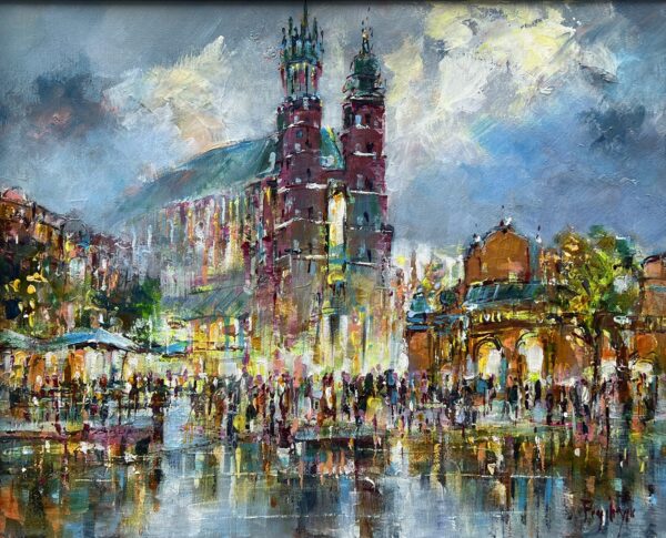 Kraków - a painting by Danuta Frydrych