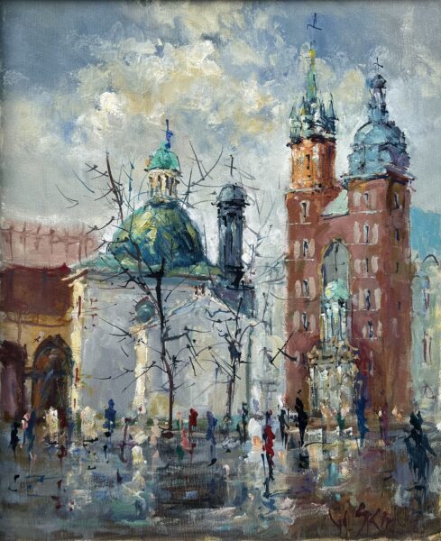 Kraków - a painting by Włodzimierz Skuza