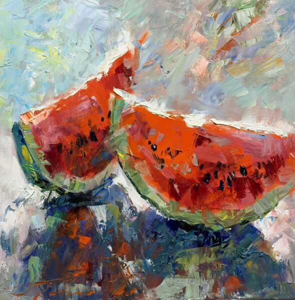 Watermelon - a painting by Jarosław Tarnowski