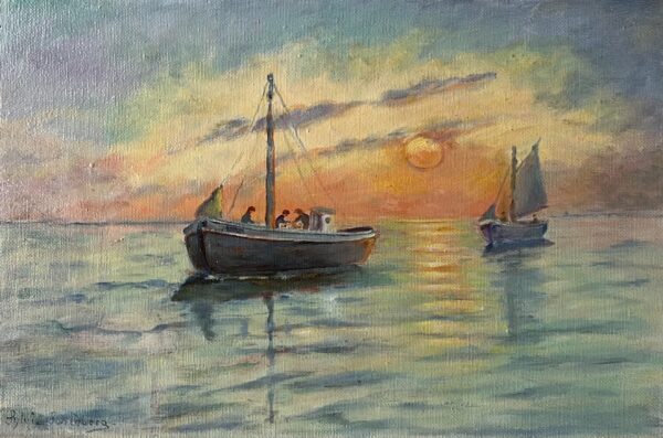 Boat - a painting by 