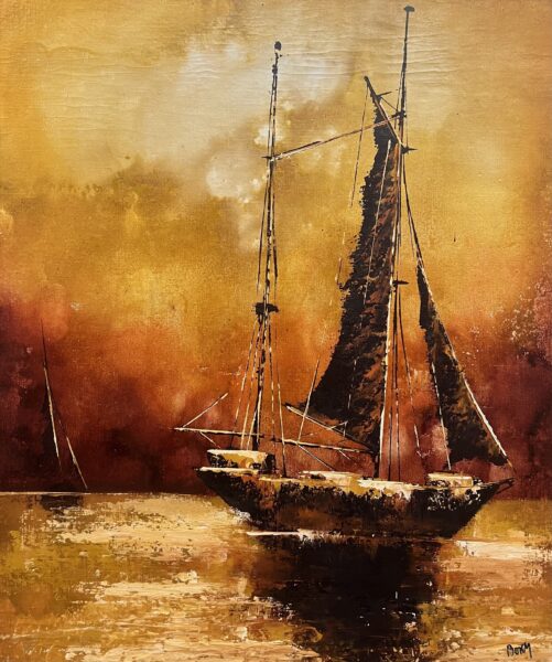 Boats - a painting by 