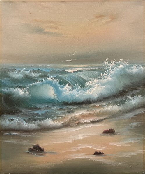 Wave - a painting by 