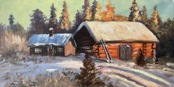 Cotttage - a painting by 