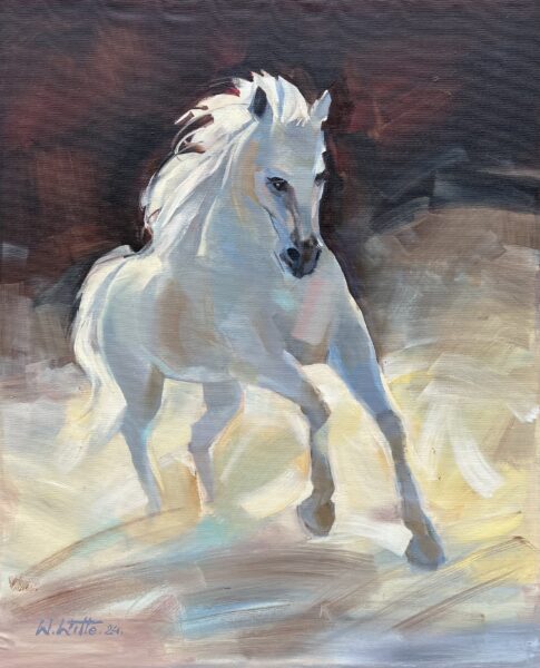 Horse - a painting by Wiktor Witt