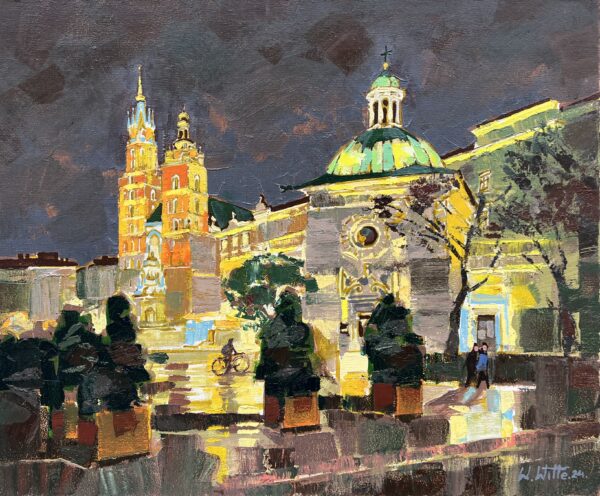 Kraków - a painting by Wiktor Witt