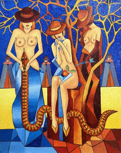 Trio - a painting by Jan Szary