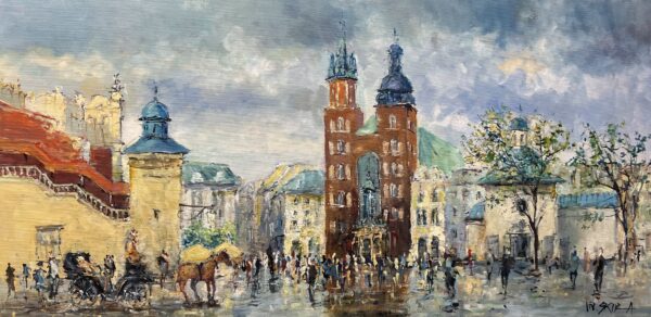 Kraków - a painting by Włodzimierz Skuza