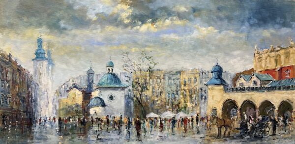 Kraków - a painting by Włodzimierz Skuza