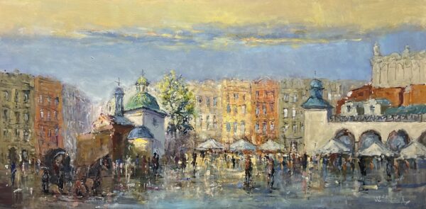 Kraków - a painting by Włodzimierz Skuza