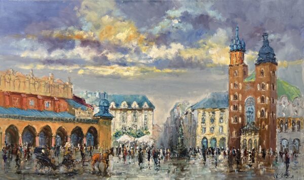 Kraków - a painting by Włodzimierz Skuza