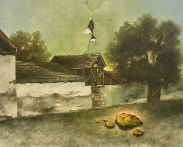Reality Crack - a painting by European school (XX)