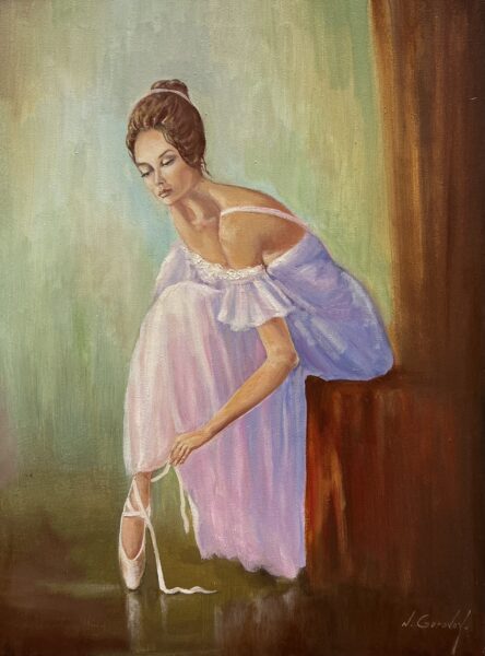 Ballerina - a painting by Nikolay Gorovoy