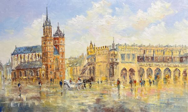 Kraków - a painting by Adam Nowakowski