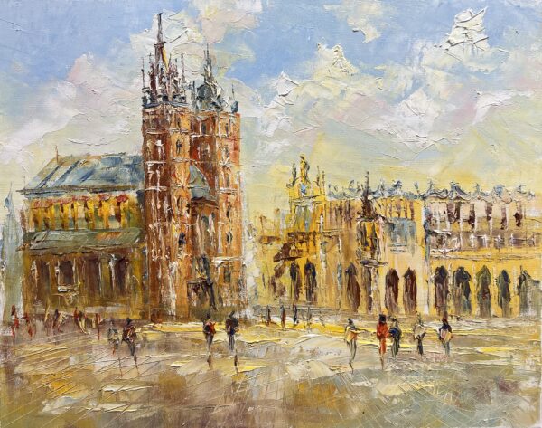 Kraków - a painting by Adam Nowakowski