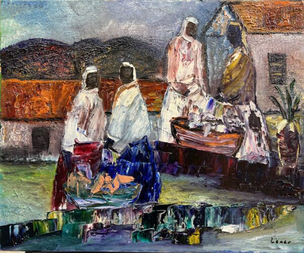 The Marketplace of Life - a painting by European school (XX)