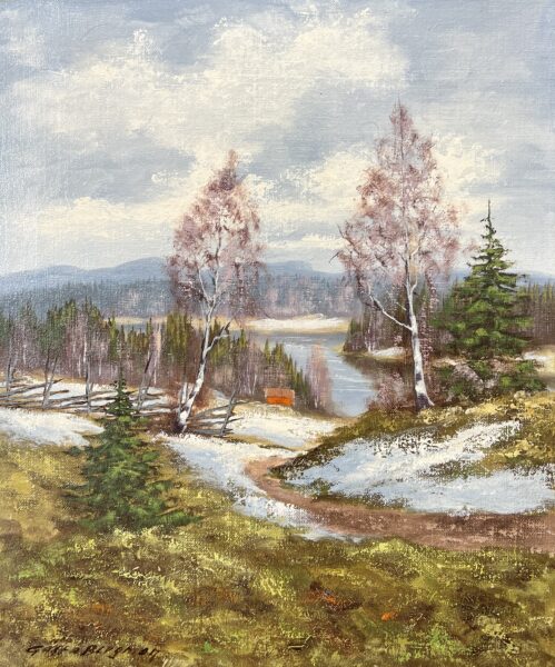 Spring Awakening - a painting by European school (XX)
