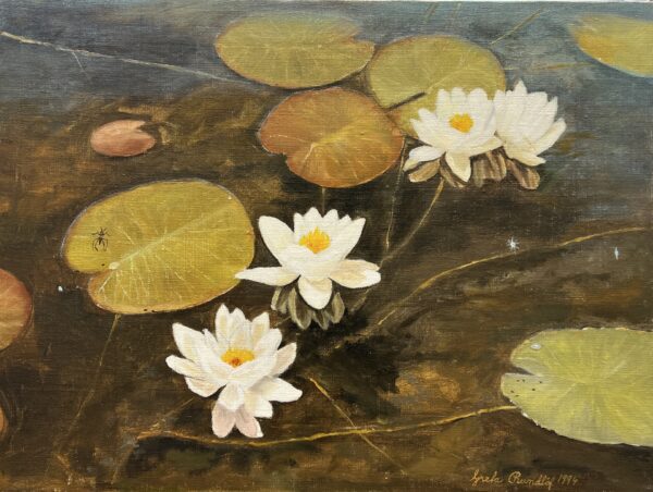 Waterlilies - a painting by European school (XX)