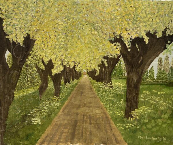 Golden Canopy - a painting by European school (XX)