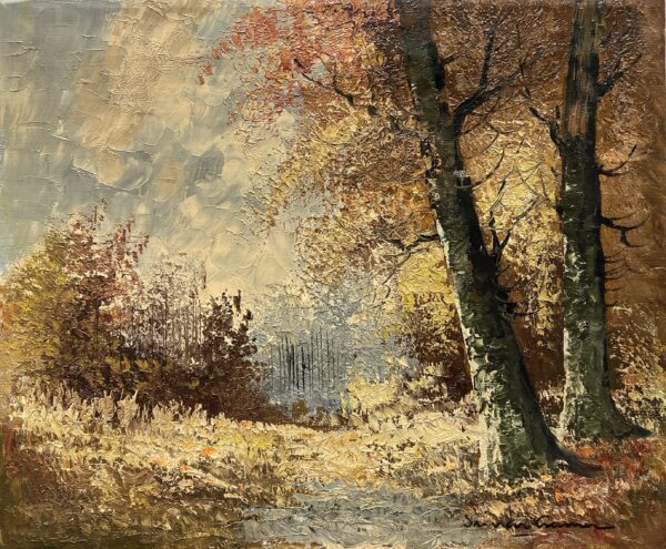 Golden Autumn - a painting by European school (XX)
