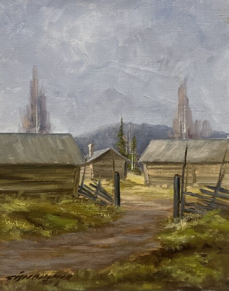 Rural Stillness - a painting by European school (XX)