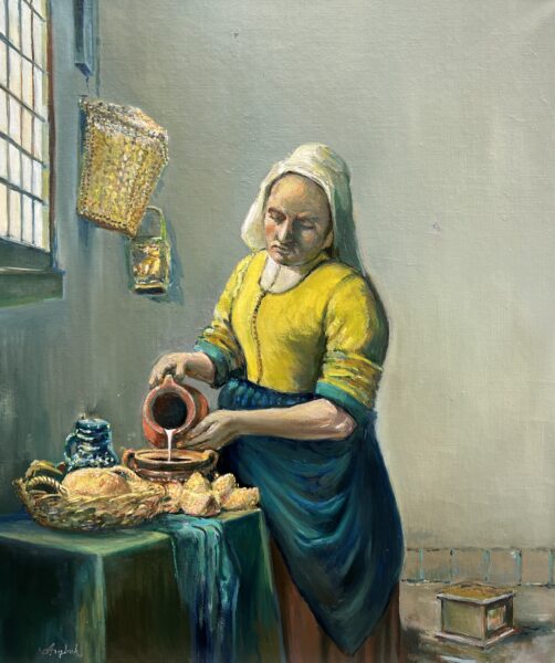 Melczarka - a painting by Andrzej Dąbek