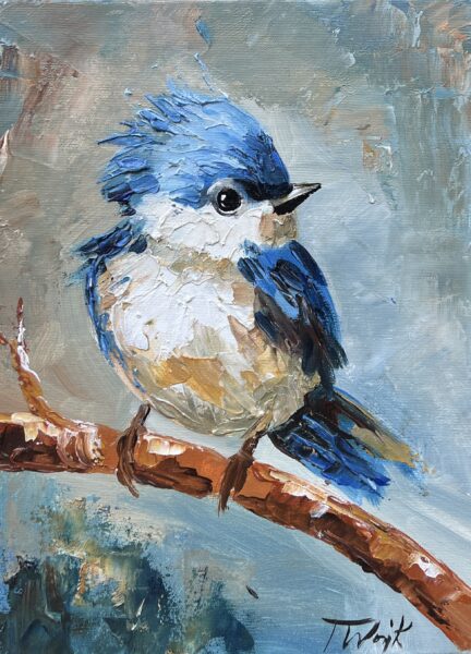 Bird - a painting by Tadeusz Wojtkowski