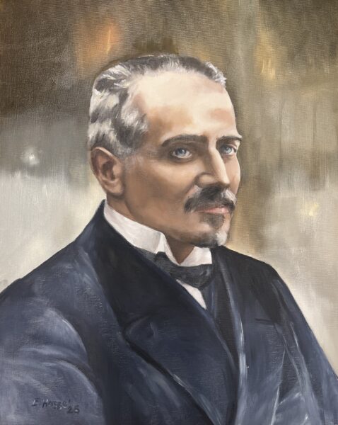 Portret - a painting by Ewa Hasse