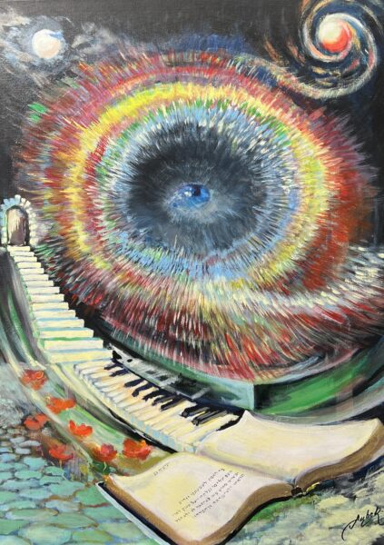 Psalms of Degrees - a painting by Andrzej Dąbek