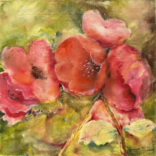 Petals of a Whisper - a painting by Grażyna Oleksy-Duda