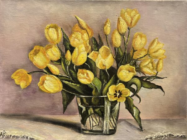 Tulipes Jaunes - a painting by Artur Płachta