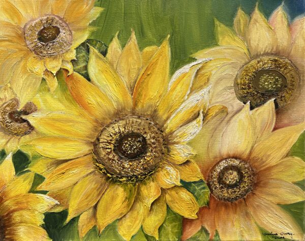 Golden Reverie - a painting by Grażyna Oleksy-Duda