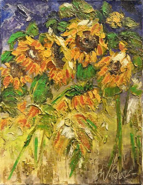 Sunlit Choir - a painting by Tadeusz Wojtkowski