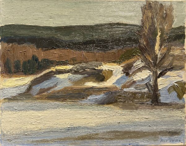 Winter Edge - a painting by European school (XX)