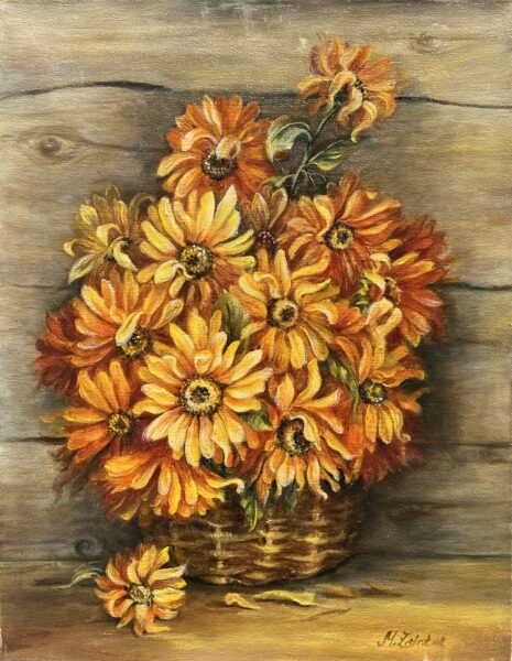 Autumn Basket - a painting by Magdalena Żołnierek
