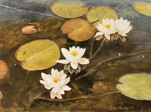 Quiet Bloom - a painting by European school (XX)