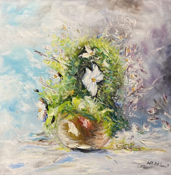 Whispers of Petals - a painting by Ryszard Węglarz