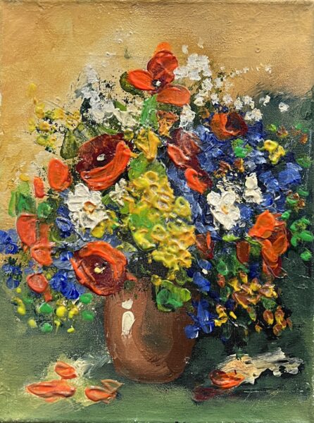 Wildflower Symphony - a painting by Tadeusz Wojtkowski