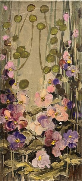 Whispers in the Garden - a painting by European school (XX)
