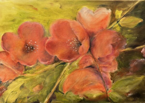 Too Close for Comfort - a painting by Grażyna Oleksy-Duda