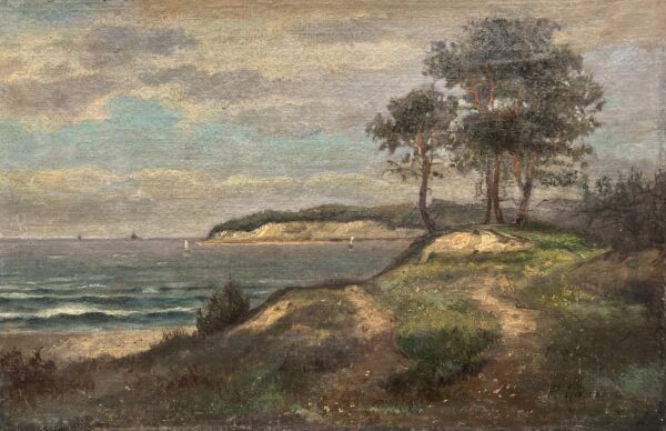 Path to the Bay - a painting by European school (XX)