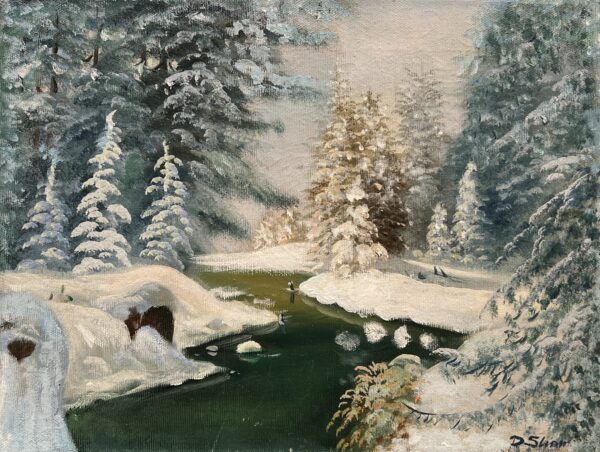 Frozen Still - a painting by Ryszard Stępień