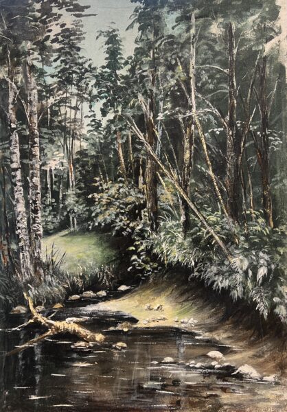 Whispers of the Forest - a painting by European school (XX)