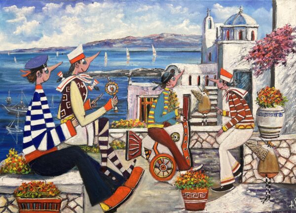 It’s time to go home - a painting by Artur Płachta