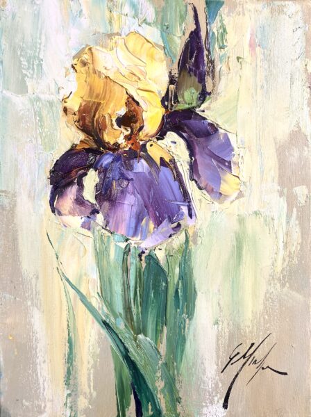 Iris - a painting by Grażyna Mucha