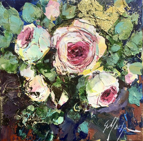 Roses - a painting by Grażyna Mucha